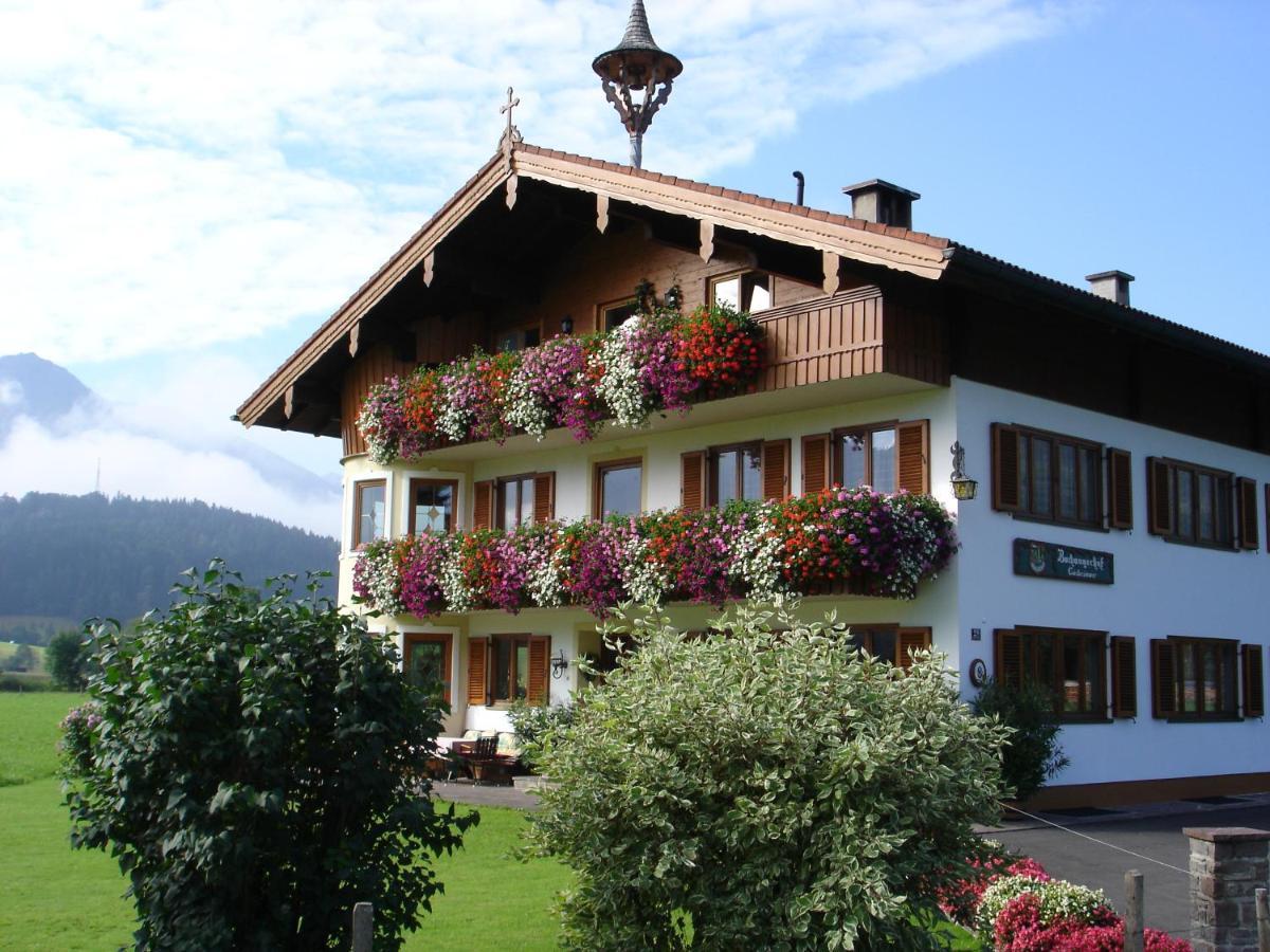 Bio-Bauernhof Bachangerhof Kössen Exteriör bild
