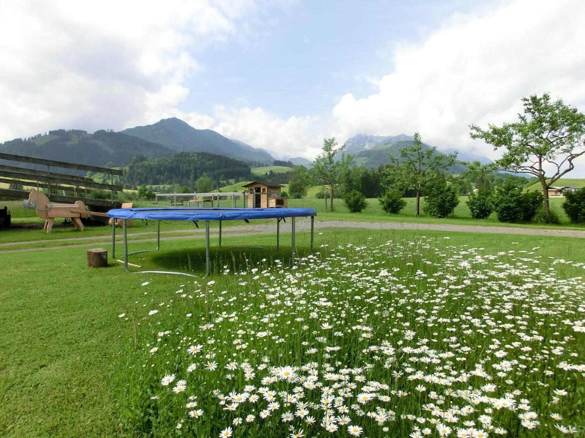 Bio-Bauernhof Bachangerhof Kössen Exteriör bild