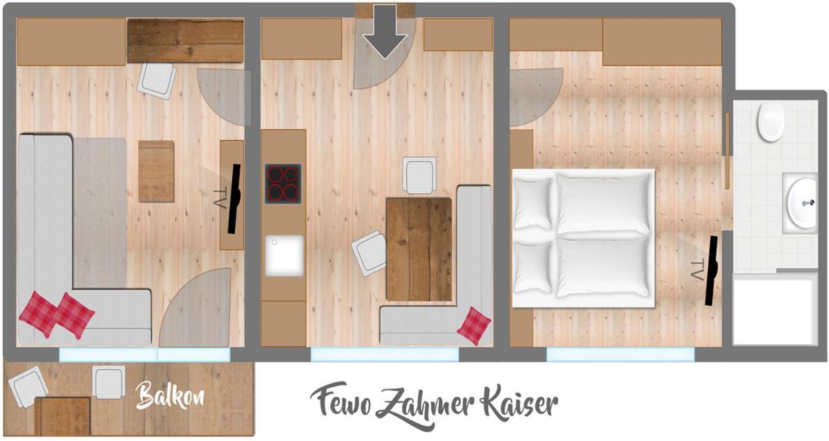 Bio-Bauernhof Bachangerhof Kössen Exteriör bild